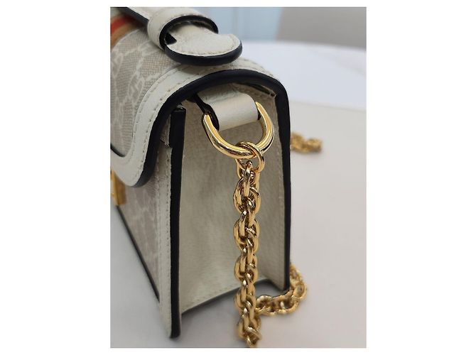 Gucci Mini borsa a tracolla con manico Ophidia GG - vista 20