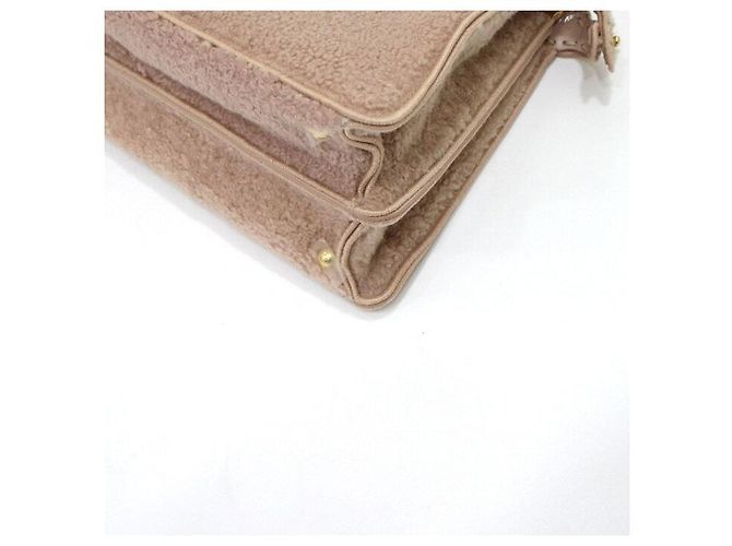 Fendi SHEEP Shearling Peekaboo SEE YOU Tote e Borsa a Spalla Medium - vista 6