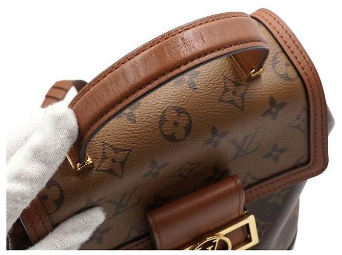 Louis Vuitton Borsa Tote e Zaino Monogram Dolphin PM da donna Arancione - vista 10