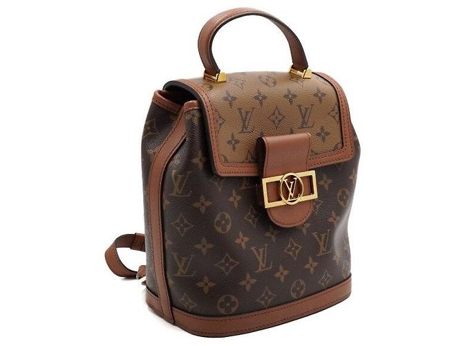 Louis Vuitton Borsa Tote e Zaino Monogram Dolphin PM da donna Arancione - vista 3