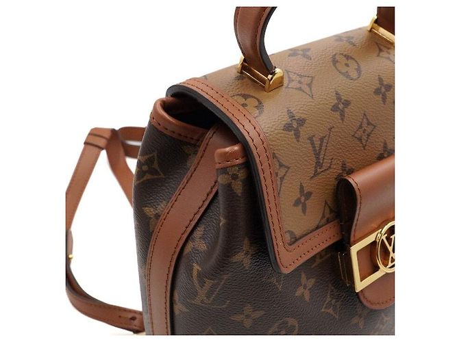 Louis Vuitton Borsa Tote e Zaino Monogram Dolphin PM da donna Arancione - vista 8