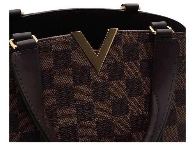Louis Vuitton Borsa Bowling e Borsa a Spalla Kensington Crossbody Nero - vista 10