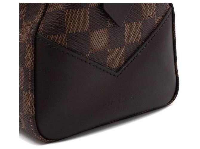Louis Vuitton Borsa Bowling e Borsa a Spalla Kensington Crossbody Nero - vista 11
