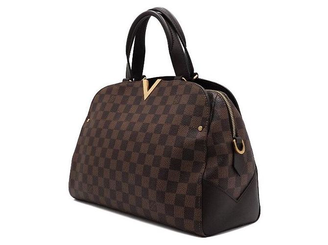 Louis Vuitton Borsa Bowling e Borsa a Spalla Kensington Crossbody Nero - vista 2