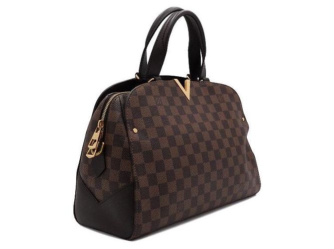 Louis Vuitton Borsa Bowling e Borsa a Spalla Kensington Crossbody Nero - vista 3
