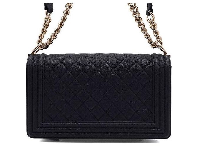Chanel Boy Medium Flap Schultertasche Blau - Ansicht 5