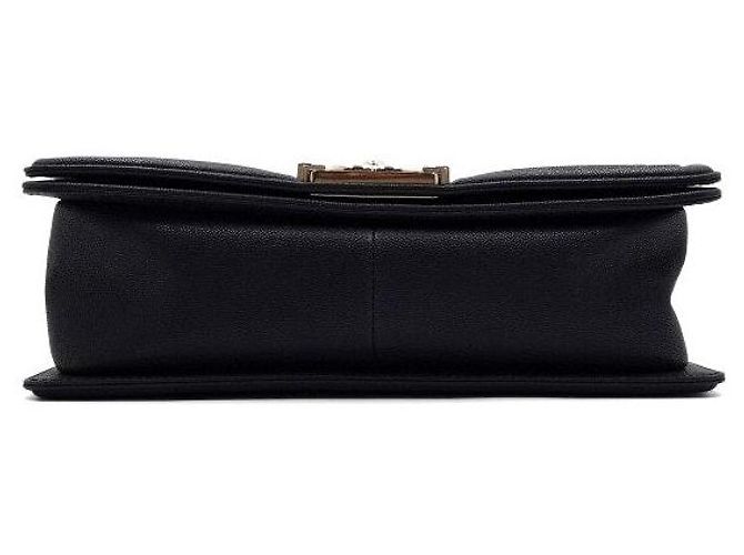 Chanel Boy Medium Flap Schultertasche Blau - Ansicht 8