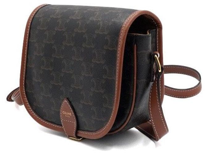 Céline Borsa a tracolla e a spalla Triomphe Polko Medium - vista 2