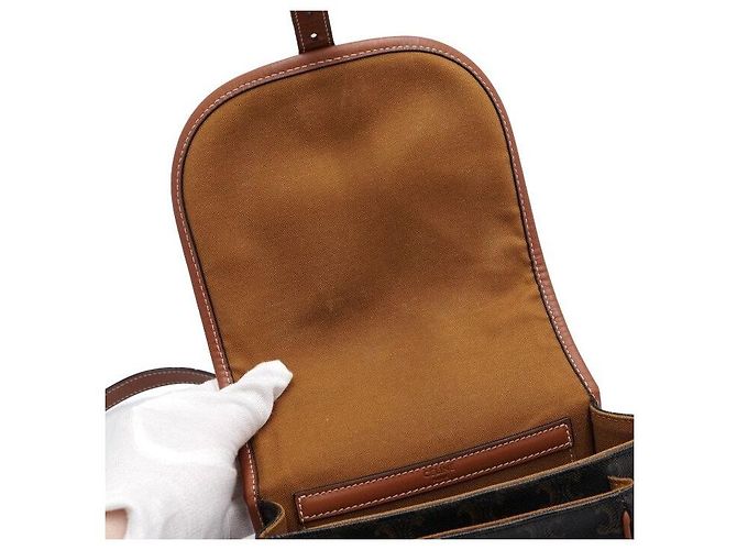 Céline Borsa a tracolla e a spalla Triomphe Polko Medium - vista 7