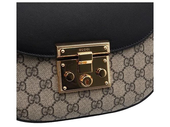 Gucci Borsa a tracolla e borsa a spalla Supreme GG in pelle nera da donna - vista 10