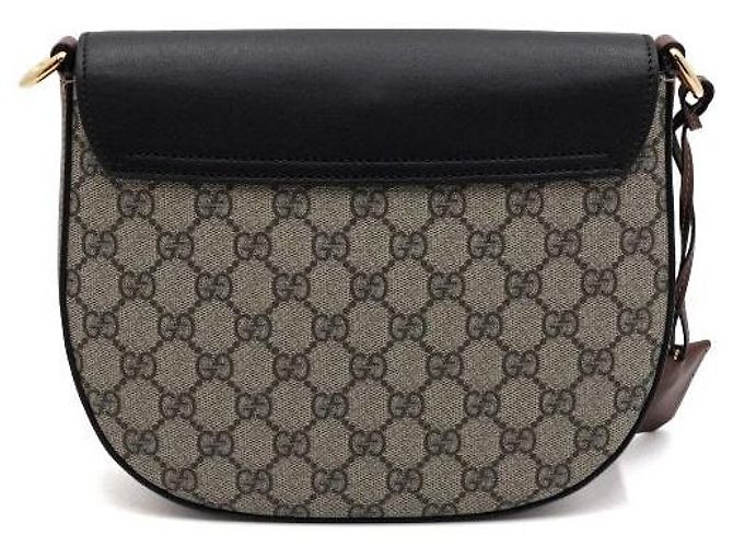 Gucci Borsa a tracolla e borsa a spalla Supreme GG in pelle nera da donna - vista 4