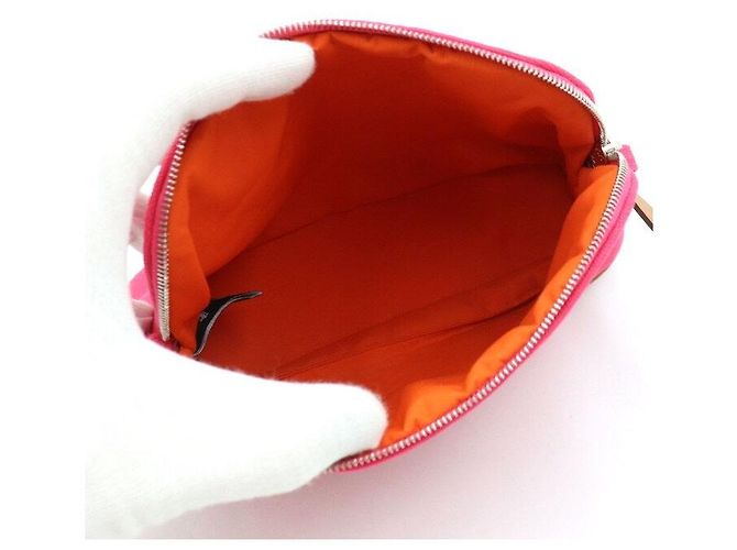 Hermès Hibiscus Bolide Case Mini Pouch Bag Pink - Ansicht 5