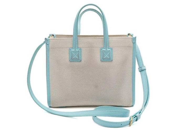 Burberry Canvas Mini Freya Pocket Tote Bag und Umhängetasche - Ansicht 4