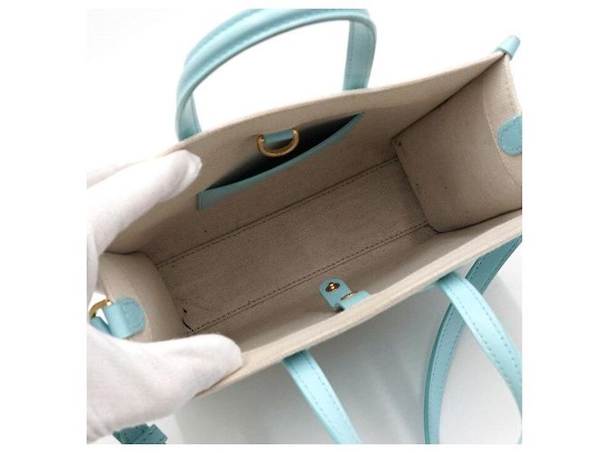 Burberry Canvas Mini Freya Pocket Tote Bag und Umhängetasche - Ansicht 5