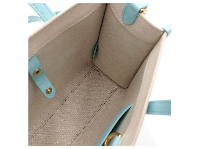 Burberry Canvas Mini Freya Pocket Tote Bag und Umhängetasche - Ansicht 6