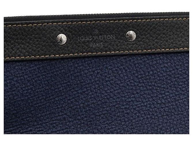 Louis Vuitton Clutch Pochette To Go Denim Blue - vista 11
