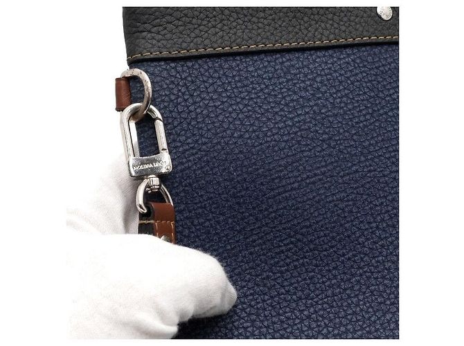 Louis Vuitton Clutch Pochette To Go Denim Blue - vista 12
