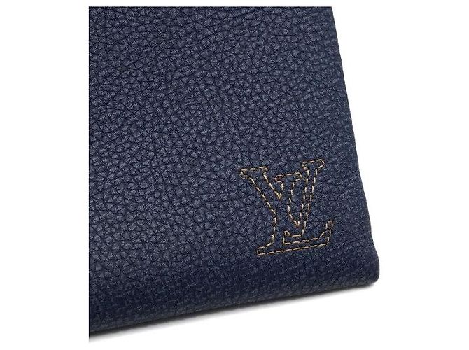 Louis Vuitton Clutch Pochette To Go Denim Blue - vista 13