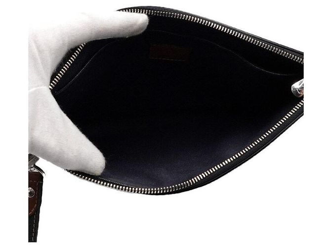 Louis Vuitton Clutch Pochette To Go Denim Blue - vista 6