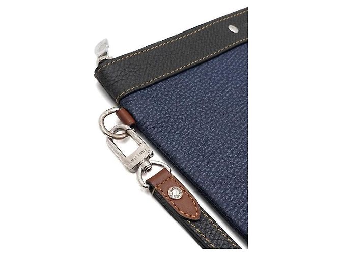 Louis Vuitton Clutch Pochette To Go Denim Blue - vista 9