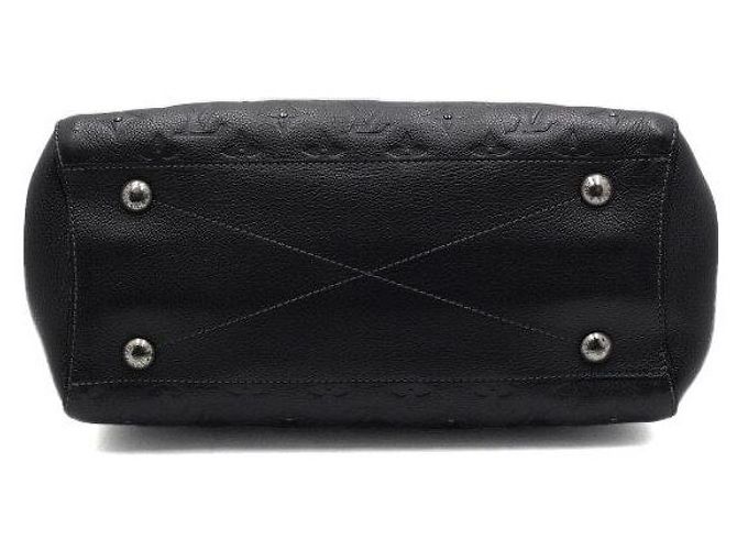 Louis Vuitton Montaigne MM Tote Bag und Schultertasche in Monogram Black Empriente Studs Braun - Ansicht 6
