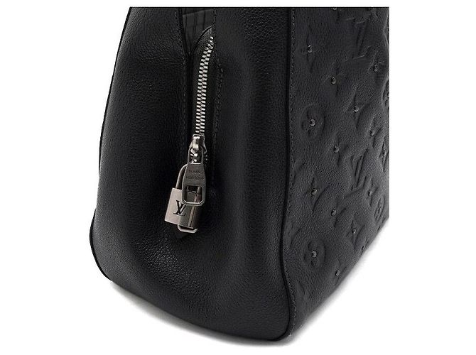 Louis Vuitton Montaigne MM Tote Bag und Schultertasche in Monogram Black Empriente Studs Braun - Ansicht 9
