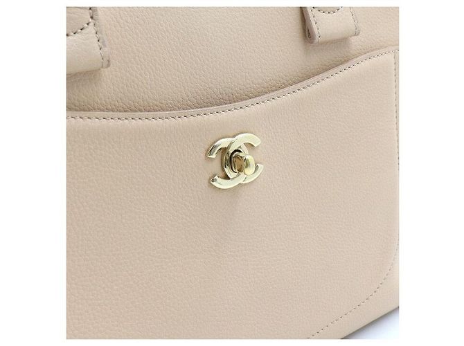 Chanel Borsa Tote Neo Medium New Surf CC Beige Gold - Borsa a Spalla Marrone - vista 8