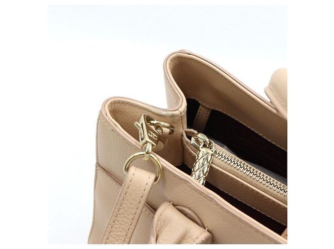 Chanel Borsa Tote Neo Medium New Surf CC Beige Gold - Borsa a Spalla Marrone - vista 9