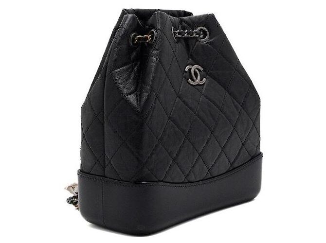 Chanel Gabrielle Kleiner Rucksack Schwarz - Ansicht 4