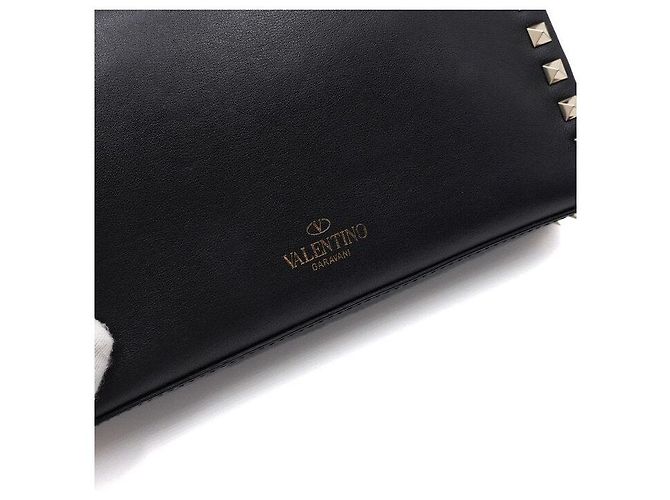 Valentino Borsa a tracolla e crossbody Rockstud in pelle nera Nero - vista 10