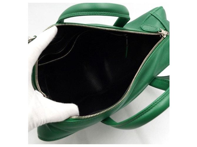 Balenciaga Bolso Duffle Triangle Green Small Tote y Bolso de Hombro Verde - vista 5