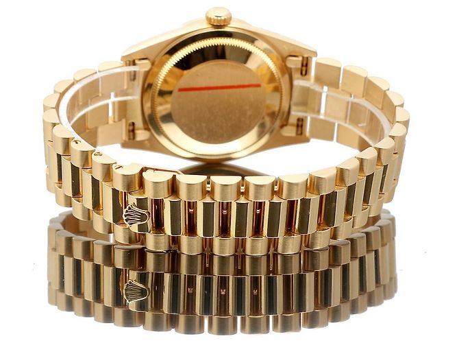 Rolex Orologio Day-Date Original Diamond Jubilee Motif Computer Dial in oro da uomo D'oro - vista 25