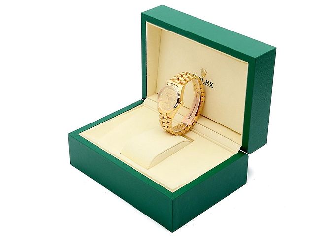 Rolex Orologio Day-Date Original Diamond Jubilee Motif Computer Dial in oro da uomo D'oro - vista 30