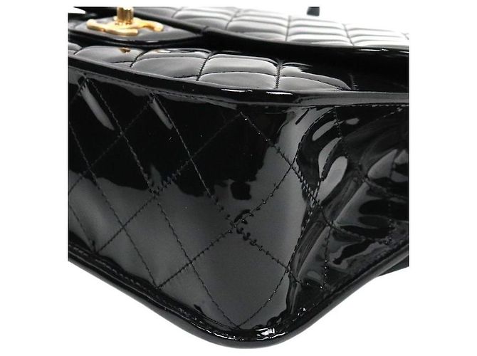 Chanel Zaino scolastico in vernice nero - vista 11