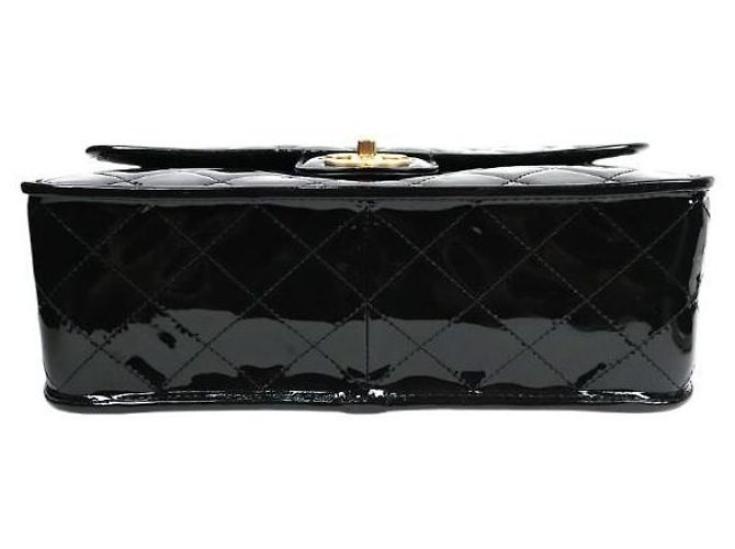Chanel Zaino scolastico in vernice nero - vista 4