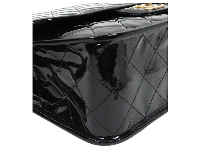 Chanel Zaino scolastico in vernice nero - vista 5