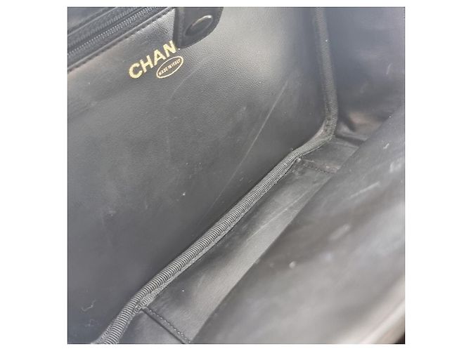 Chanel Borsa a mano con manico superiore e tracolla in vernice Nero - vista 11