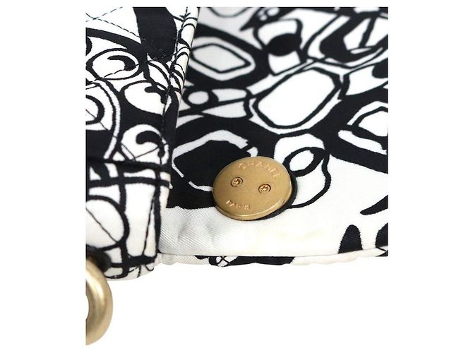 Chanel Zweifarbiger Print Top-Handle Schulterbeutel Mehrfarben - Ansicht 11
