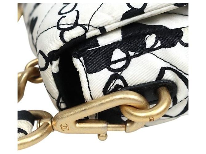 Chanel Zweifarbiger Print Top-Handle Schulterbeutel Mehrfarben - Ansicht 5