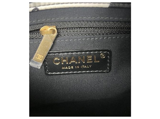 Chanel Zweifarbiger Print Top-Handle Schulterbeutel Mehrfarben - Ansicht 7