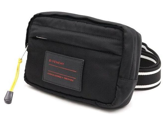 Givenchy Borsa a tracolla unisex Avenue George Nylon Waist Nero - vista 2