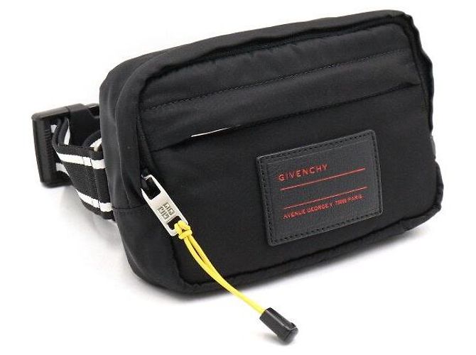 Givenchy Borsa a tracolla unisex Avenue George Nylon Waist Nero - vista 3
