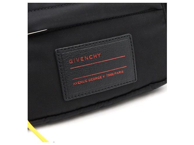 Givenchy Borsa a tracolla unisex Avenue George Nylon Waist Nero - vista 4