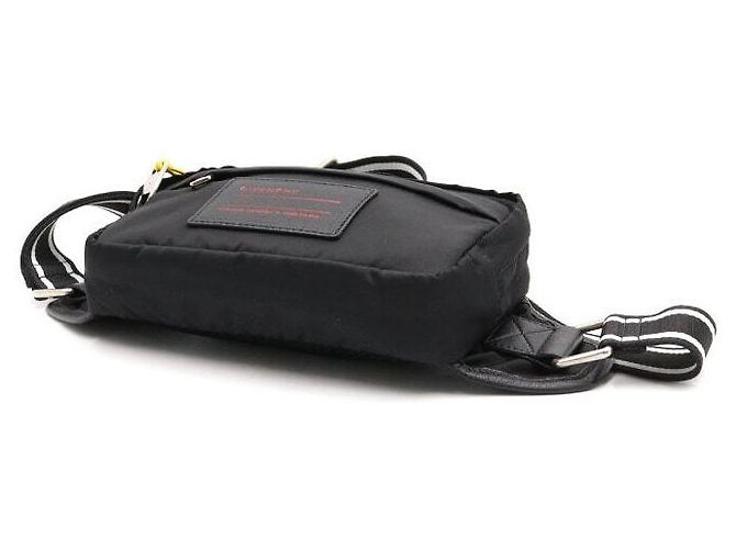 Givenchy Borsa a tracolla unisex Avenue George Nylon Waist Nero - vista 7