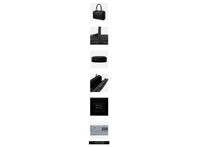 Miu Miu Leder-Tote-Tasche mit Tragegriff Schwarz - Ansicht 3