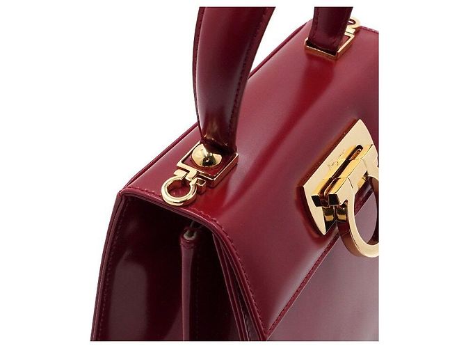 Salvatore Ferragamo Kleiner Top-Handle-Bag Rot - Ansicht 10