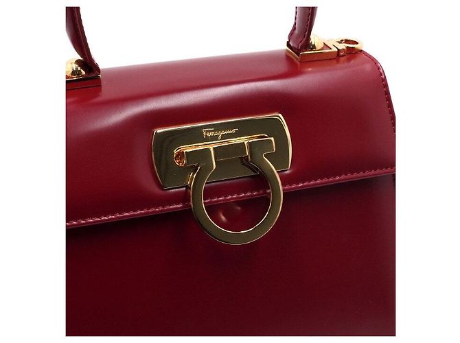 Salvatore Ferragamo Kleiner Top-Handle-Bag Rot - Ansicht 11