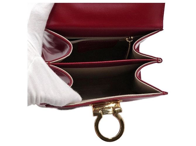 Salvatore Ferragamo Kleiner Top-Handle-Bag Rot - Ansicht 6