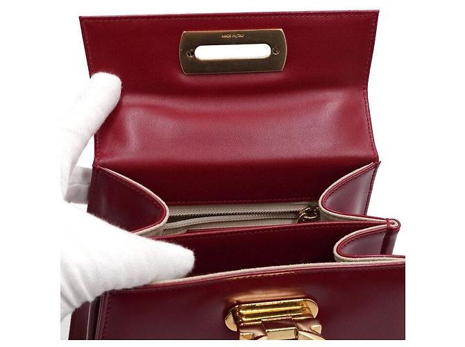 Salvatore Ferragamo Kleiner Top-Handle-Bag Rot - Ansicht 7