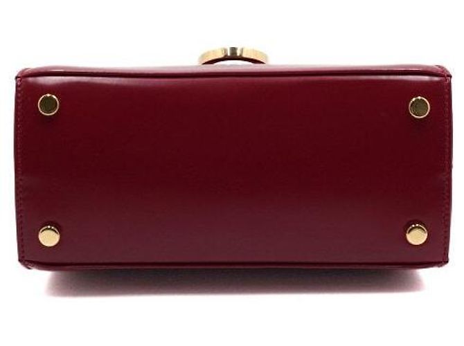 Salvatore Ferragamo Kleiner Top-Handle-Bag Rot - Ansicht 8